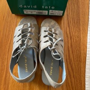 David Tate rich natural antique suede 8.5 W